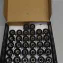 14x1.5 Alcoa Dually Lug Nuts, 32PCS M14x1.5 Thread OEM Lug Nut for 2017-2022 F250 F350 13/16"(21mm) Hex with Attached Washers Replace HCPZ-1012-B & HCPZ-1012-A