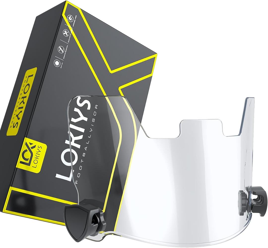 Football Visor - Eye Protection for Football Helmet (Clear)