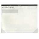 2 x Anecdote Desk Calendar 2026, Cream Paper, 22 x 17 inches, January - December 2026 Calendar, Easy to Read, Large Space to Write Daily (2026)