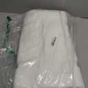 Bathroom Rugs Sets 2 Piece, Ultra Absorbent Soft Bath Rug, Machine Washable Microfiber Non-Slip Bath Mat for Bathroom Floor, Tub, Toilet, Shower Room, White, Size: 16"x24"+20"x32"