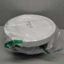 2 Pack of 14.2 Inch Planter Caddies Rolling Saucer Caddy with Wheels, Heavy Duty Wheeled Stand for Potted Plant, Round Coaster Roller Base Tray with Casters, Flower Pot Dolly Holder for Indoor Outdoor (White)