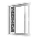 35.4-37.4 Inch White Vertical Window Exhaust Fan for Sliding Windows