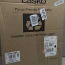 Lasko Oscillating Adjustable Pedestal Stand Fan with Timer and Remote for Indoor, Bedroom, Living Room, Home Office & College Dorm Use, 16 Inch, White, 1646