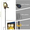 Solar Lights Outdoor Decor, Solar Owl Yard Decorations Outdoor, IP65 Waterproof Garden Decorative, Gifts for Women Mom, Holiday Gift, for Yard Patio Lawn Pathway Landscape