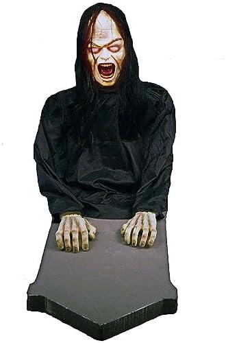 Amazon.com: Haunted Hill Farm Resurrection Mary by Tekky, Battery Operated Timer and Sound Activated Jump-Scare Halloween Animatronic for Indoor or Covered Outdoor Creepy Halloween Decorations, Scary Fright Props : Everything Else
