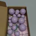 ASTARON 20 Pcs Ball Cake Topper Decorations Mini Balloons Cake Topper Sticks Light Purple Balls Cake Picks Cake Topper Balls Cake Decorations for Wedding Birthday Cake Decorations