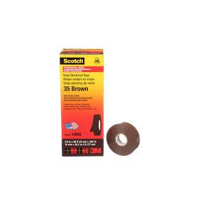 Aviditi 3M™ 35 Colored Electrical Tape, 3/4" x 66', Brown, 10/Case, 3M