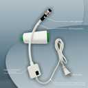 Magnetic Quilting Light for Sewing Machine  Red Crosshair Laser Guide for Straight Stitching, Hands-Free Precision Seam Tool with Flexible Gooseneck, Plug-in Power for Consistent Brightness