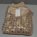 GRACE KARIN Mother of The Bride Dresses,Formal Wedding Guest Dress,Sequin Dress 2 Piece with Jacket Knee Length 2025 (X-Large, Apricot)