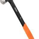 AluTec No. 1095 Framing Hammer Roughened Aluminium and Forged Steel Ergonomic 2 Component Handle 780 g 405 mm Length 140 mm Width Professional Tool for Roofers