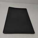 Silicone Coffee Mat, 24''x16'' Bar Mat with Detachable Dish Drying Mat - Fits Under Coffee Maker & Dish Rack (Black)