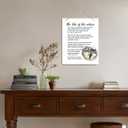 2 x Inspirational Wall Decor, Decorative Hanging Wood Signs, Farmhouse Wall Decor, Hanging Decor Sign for Home Office, Great Motivational and Inspirational Gift, The Tale of Two Wolves Sign (style 2)