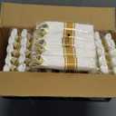 Liacere 100Pack Pre Rolled Gold Silverware and Napkin-Disposable Gold Plastic Utensils-Wrapped Plastic Cutlery Set with Napkin:100 Forks,100 Knives,100 Spoons,100 Napkins for Wedding & Thanksgiving