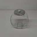 TidyFriend Glass Laundry Pod Container Angled Jar with Lid, Laundry Pod Storage Container for Washing Area Organization, Dishwasher Pod Container (Clear)