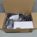 Consumest Corner Shower Caddy Standing - 3-Tier Stainless Steel Shower Organizer with Soap Holder and 4 Hooks, Large Capacity Corner Shelf Stand for Bathroom, Rest Room, Black