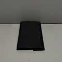 Simplebrand Black Sheer Curtains 96 Inches Long, Light Filtering Rod Pocket Solid Color Window Sheer Curtain Panels, Elegant Curtains & Drapes for Living Room, Bedroom 2 Panels (Black, 42" W x 96" L)