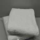 BIOWEAVES 100% Organic Cotton 700 GSM Plush Bath Towels 30" x 58" GOTS Certified - White, Pack of 2