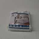 MIYE Pleated Waffle Weave Bed Skirt, Tailored Dust Ruffle 14 Inch Drop Easy Fit, Machine Washable (White, Queen - 14" Drop)