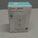 Kasa Smart Plug KP200, In-Wall Smart Home Wi-Fi Outlet Works with Alexa, Google Home & IFTTT, No Hub Required, Remote Control, ETL Certified , White, 1 Pack