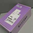 MESCOMB Dual Voltage Hair Dryer Brush for Travel, 5 in 1 Air Styler with High-Speed Blow Dryer, Anti-Frizz, Compact, 100V-240V for Worldwide Use, Includes Travel Bag (Purple)