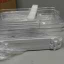 Delamu 2-Tier Multi-Purpose Bathroom Under Sink Organizers and Storage, Stackable Kitchen Pantry Organization, Pull Out Medicine Cabinet Organizer with Movable Dividers, White, 2 Pack