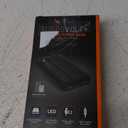 Helix 10,000 mAh Power Bank with Dual USB-A Ports - Black