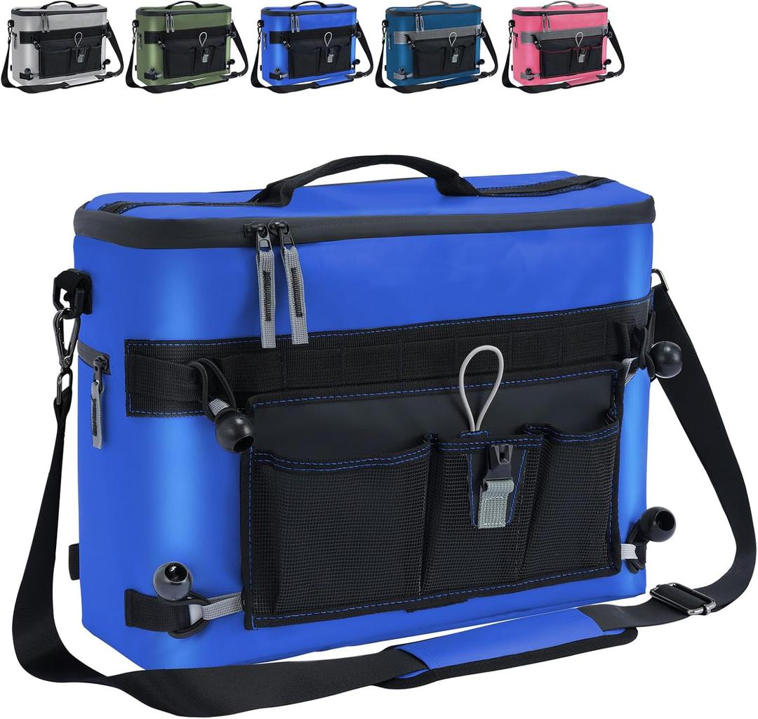Dreizack Kayak Cooler Behind Seat, Waterproof Cooler for Kayaking,Paddle Board Cooler Compatible with Lawn-Chair Seat Kayak Accessories Cooler Bag Kayak Cooler Tow Behind for Camping Fishing