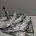 12 Pack L12 x H 8" Black Heavy Duty Shelf Brackets with Screws Metal Shelf Brackets Shelf Support Angle Brackets for Shelves L Brackets Heavy Duty Floating Shelf DIY