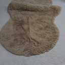 Soft Faux Sheepskin Fur Rug 2x5 Light Brown Beige Fluffy Bedside Rugs Plush Rug Shag Nursery Carpet Area Rugs for Living Room Bedroom Playing Room Decor