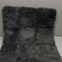 Orhanie Fluffy Area Rugs 35" x 23" Grey