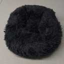 Small Calming Dogs Bed for Small Dogs Anti-Anxiety Machine Washable Fluffy Luxury Anti-Slip Waterproof Mute Base Warming Cozy Soft Pet Puppy Round Bed