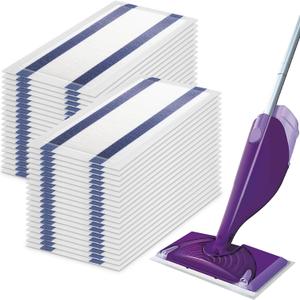 48 Pack Replacement Pad Refills for Swiffer WetJet Mop-Heavy Duty Wet Mopping Cloths,Muti-Surface Cleaning Solution for Hardwood & Tile Floors
