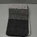 Kitinjoy Indoor Outdoor Door Mat, 30x17 Non-Slip Absorbent Dirt Trapper, Low-Profile Washable Inside Entrance Front Floor Mat, Sturdy Soft Entry Doormats for Entryway, Grey