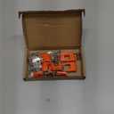 10pcs Downlight Panel Lamp Spring Clip Light Emitting Diode Recessed Lighting Accessories (T-Shaped Iron Piece 25x22mm + Orange Spring Hook 45x19mm)