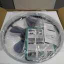 ZMISHIBO Ceiling Fans with Lights and Remote, 19.7'' Low Profile Ceiling Fan, 3000-6000K Dimmable Modern Flush Mount LED Fan Light, 6 Wind Speeds, Black Fandelier Ceiling Fans for Bedroom