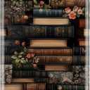 LUMARKE for iPhone 16 Pro Max Case Cute,Aesthetic Vintage Books with Floral Accents,Compatible with Magsafe,Trendy Wildflower Unique Cool Retro Western Coquette Slim Phone Cover for Women Girls