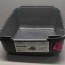 Catit Airsift Jumbo Hooded Litter Pan, Warm Gray/White - Privacy and Easy Access for Cleaning - Ideal for Larger or Multiple Cat Households