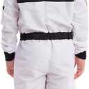 Spooktacular Creations Astronaut Costume with Helmet, Space Suit for Toddler, Kids Astronaut Halloween Costume for Cosplay (3T (3-4 yrs), White)