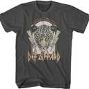 Def Leppard T Shirt Let's Get Rocked Mens Short Sleeve T Shirts Classic Rock Vintage Style Graphic Tees (Large)