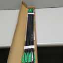 31inch Carbon Arrow Archery Targeting Practice Hunting Arrows for Compound & Recurve Bow with Removable Tips(Pack of 12) (Green White)