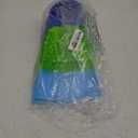 Kids Swim Fins,Short Comfortable Flippers for Lap Swimming and Training for Child,Girls,Boys,Beginners (L(US Women 7.5-9 Men 6-8), Blue/Green/Skyblue)