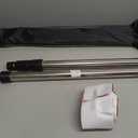 10FT Dust Barrier Poles Kit, 4 Pack, Extendable, 2 Zippers & Carry Bag