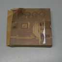 SAC SMARTEN ARTS Decor Silent Wall Clock Non-Ticking Decor Wall Clock 8 Inches Vintage Gold Metalic Looking Easy to Ready for Home/School/Hotel/Office (Rustic Copper)