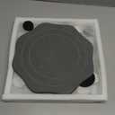 Plant Saucer for Indoors, 2 Packs 12 inch, Large Diatomaceous Earth Pot Saucers No Holes, Instant Dry Plant Drainage Trays for Pots, Dark Gray