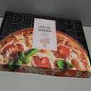 Pizza Stone Pan and Wooden Pizza Paddle - 15x11.8x0.6 inch - Cordiete Bread Beaking Stone w/Pizza Peel - Suitable for Oven & Grill