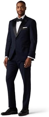Alton Lane Mercantile Tuxedo Tailored Fit - Premium Quality Tuxedo for Men, Stylish and Elegant Formal Suit for Men, 44R
