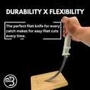 Baitium Fillet Knife for Fish, Razor Sharp 5"-9", Meat Knife, Fishing Knife, Boning Knife for Meat Cutting, Filet Knife, Fish Fillet Knives, Fishing Gear and Equipment (6 Inch)