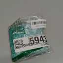 Toughergun Womens Small Slim Leather Wallet with RFID Protection, Compact Bifold Mini Purse with Clear ID Window (Light Blue)