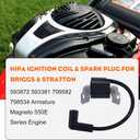Hipa 593872 Ignition Coil Armature Magneto for BS 593381 799582