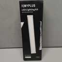 MYPLUS LED Under Cabinet Lighting Kit 5 CCT, 9W, 1500 Lumens, 12 Inch Light Bars, Bluetooth Plug-in Under Counter Lights for Kitchen Pack of 5